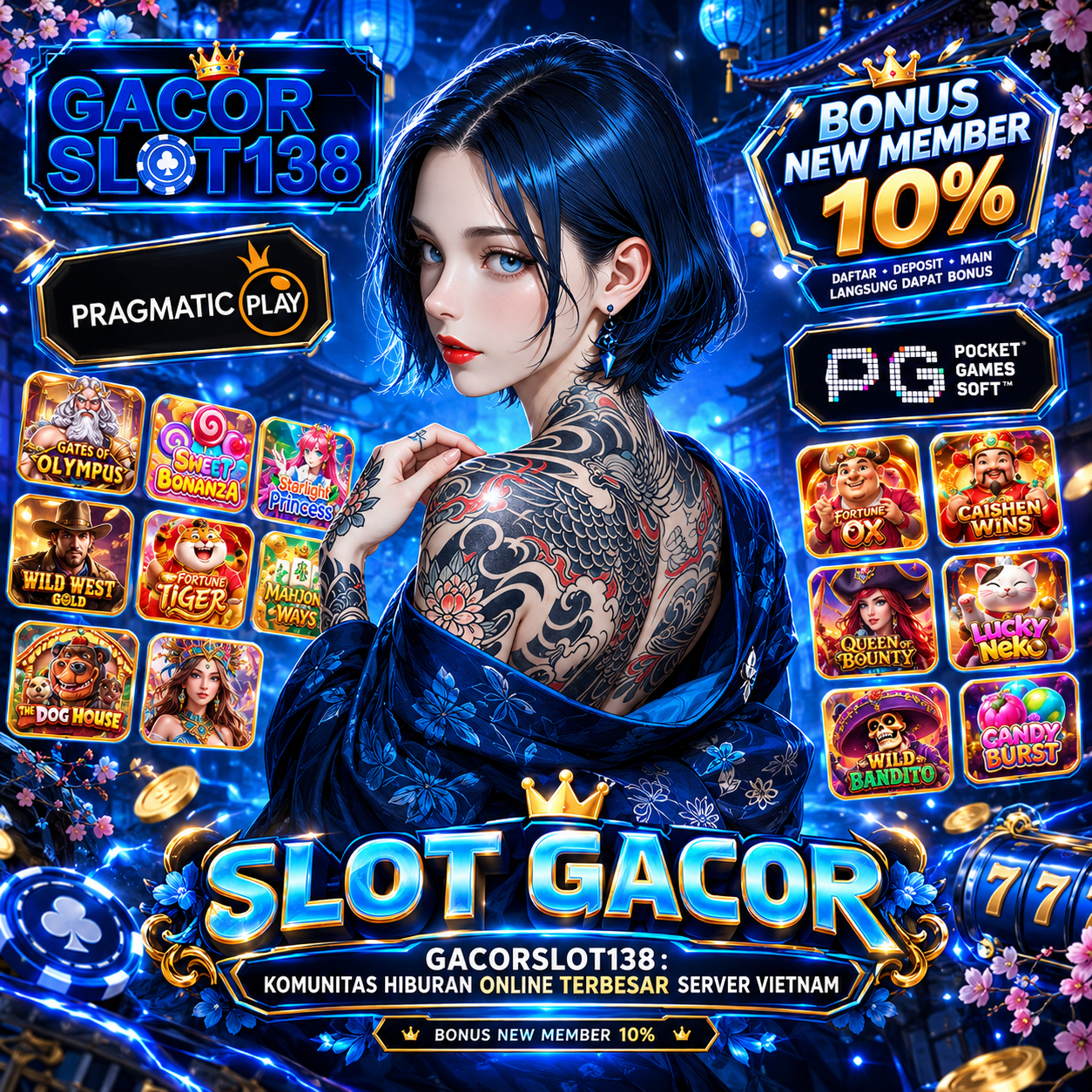 Gacorslot138: Komunitas Hiburan Online Terbesar Server Vietnam